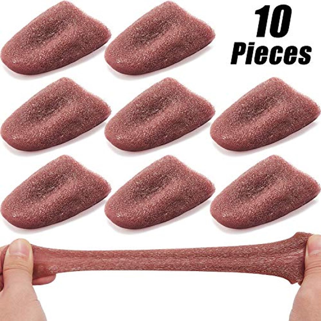 Producto 10 Piezas Lenguas Falsas de Halloween Lengua Realista Horrible Lengua Artificial Juguete de Lengua Estirable de Trucos Chistes Gruesos Broma Trucos de Magia Accesorio de Magos Horrible de Halloween