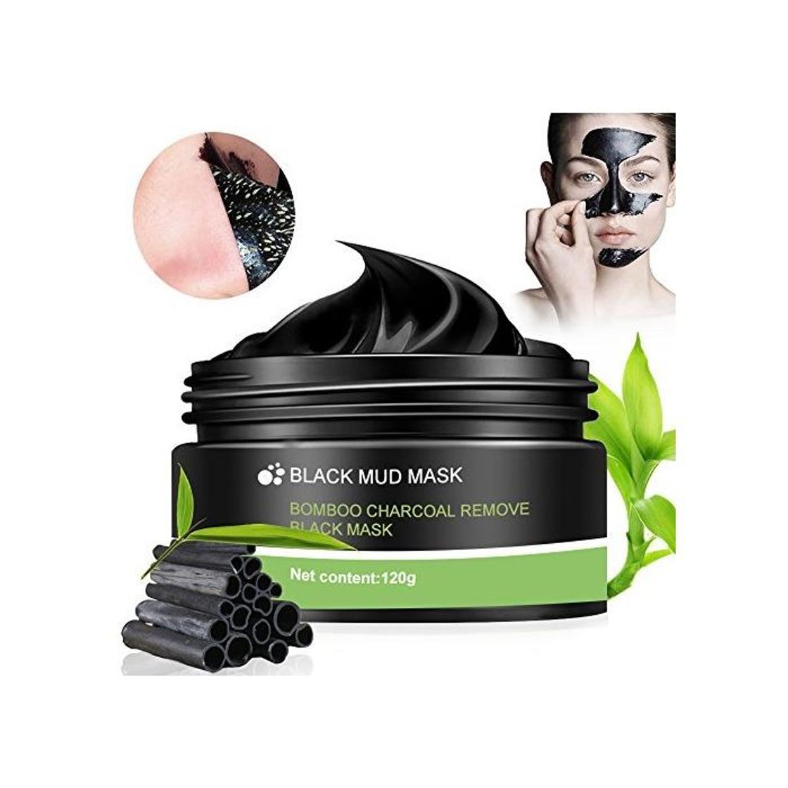 Belleza Mascarilla Exfoliante Facial,Mascarillas Exfoliantes y Limpiadoras,Peel Off Máscara,Mascarilla Puntos Negros