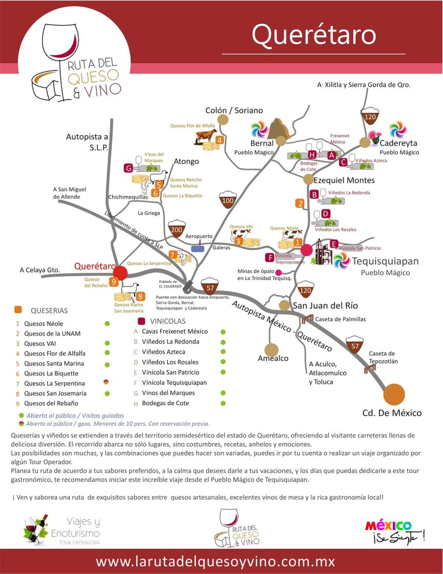 Lugar Consejo Turístico de la Ruta del Queso y Vino