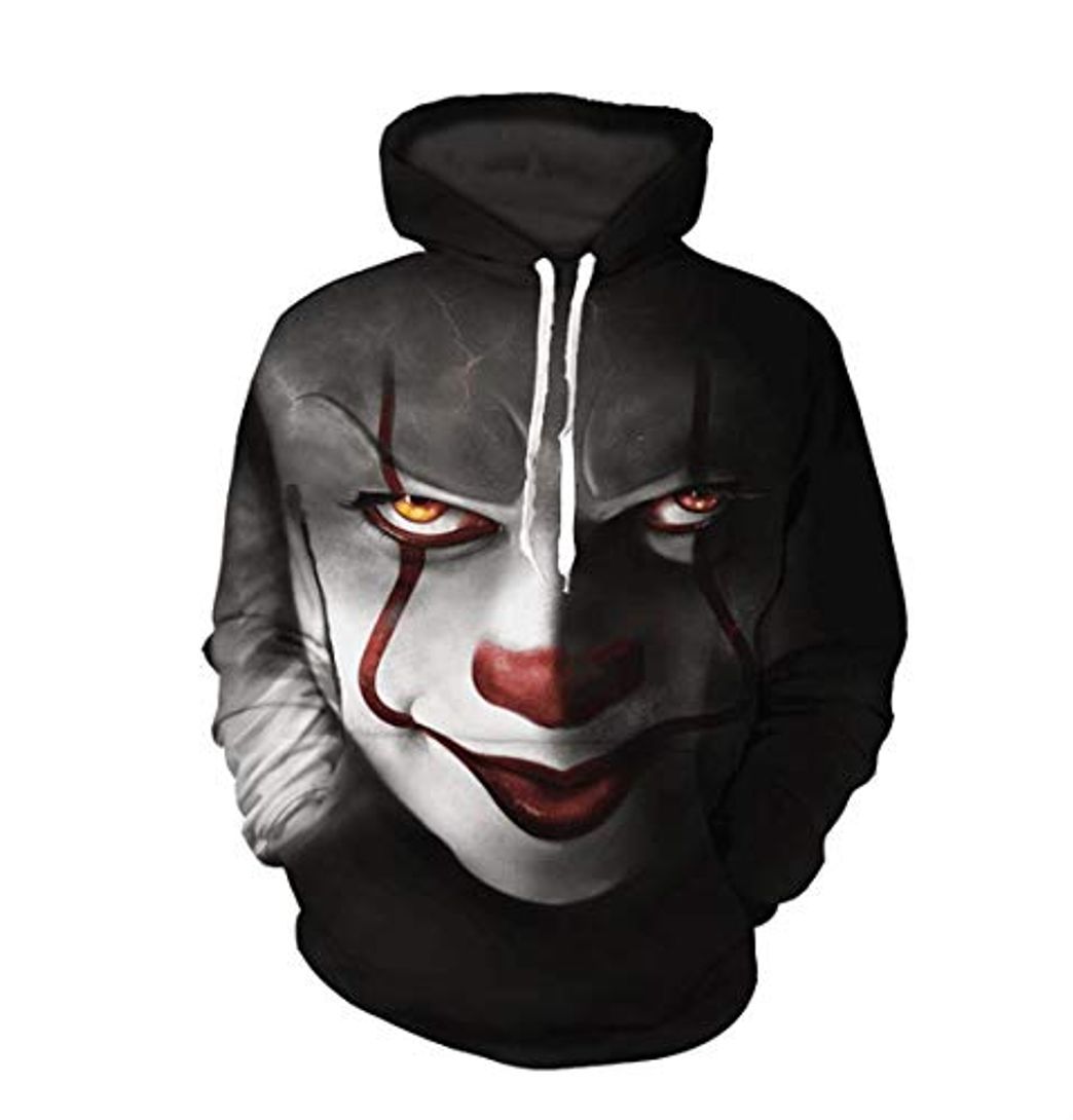 Product Sudadera con Capucha Hombre 3D Impresión Pullover Sudaderas De Tendencia Hoodie Sweatshirt de Mangas Largas Bolsillos Unisex