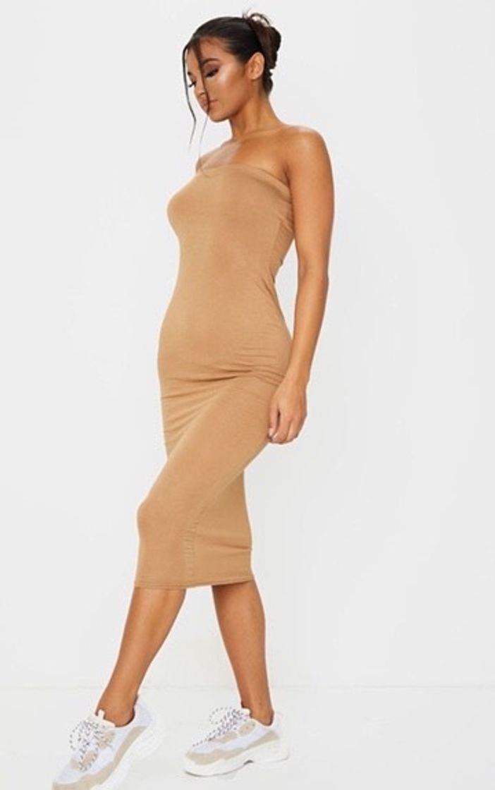 Fashion Basic Camel dress 