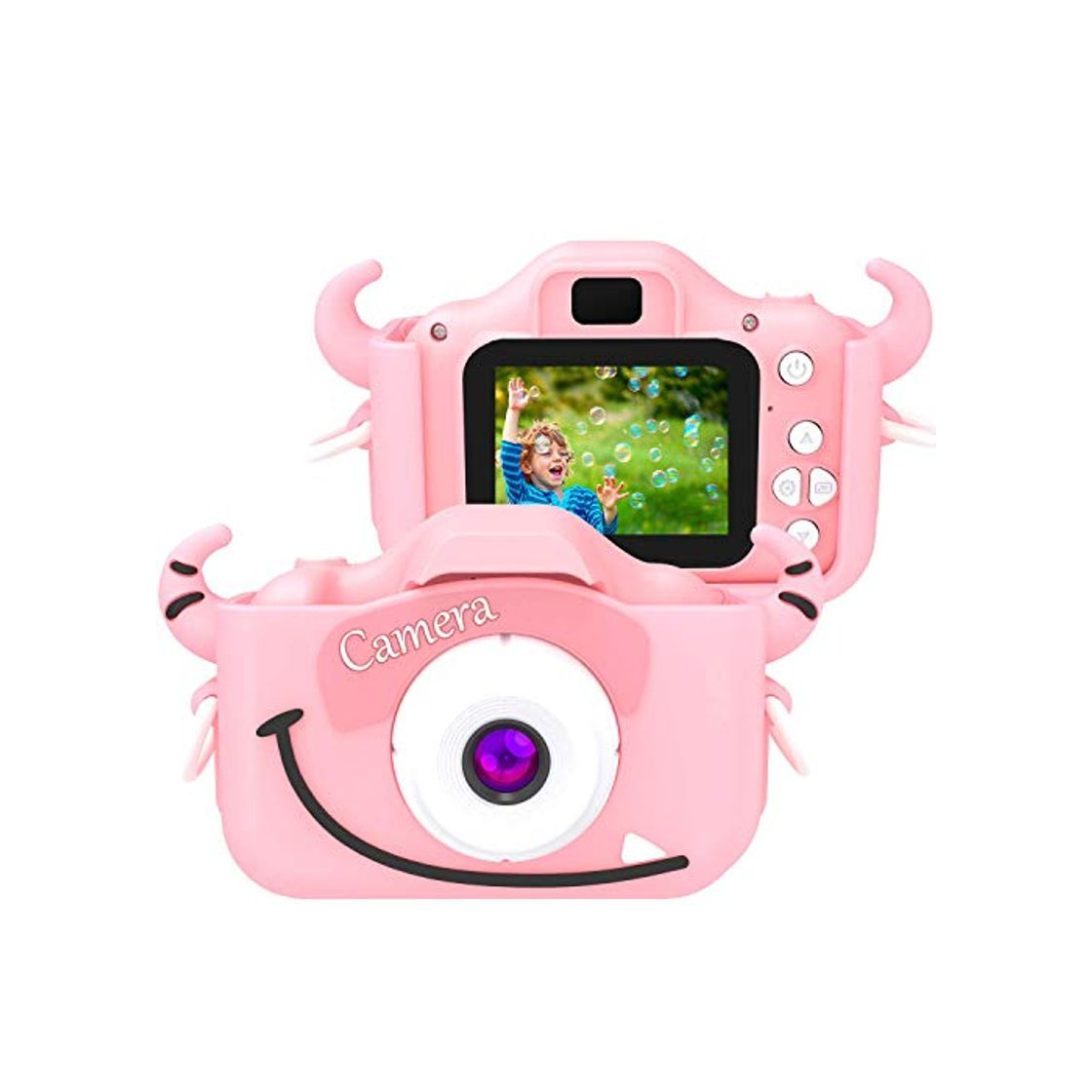 Product SoloKing Cámara para Niños,Video Cámara Infantil con 12 Megapíxeles,Doble Lente,Pantalla LCD de