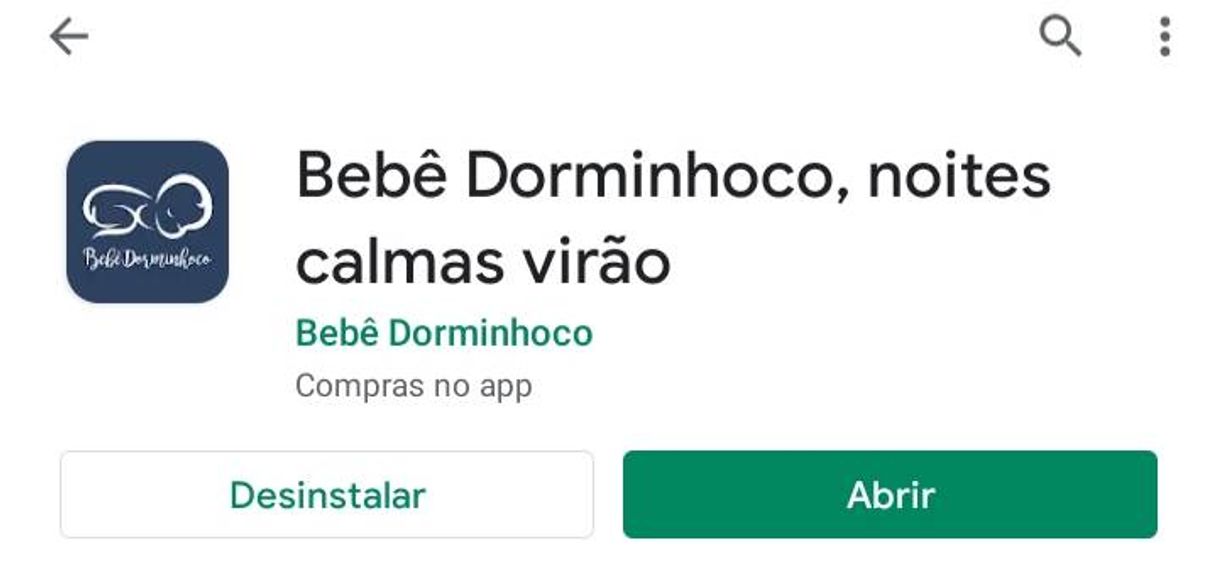 Fashion App Bebê Dorminhoco