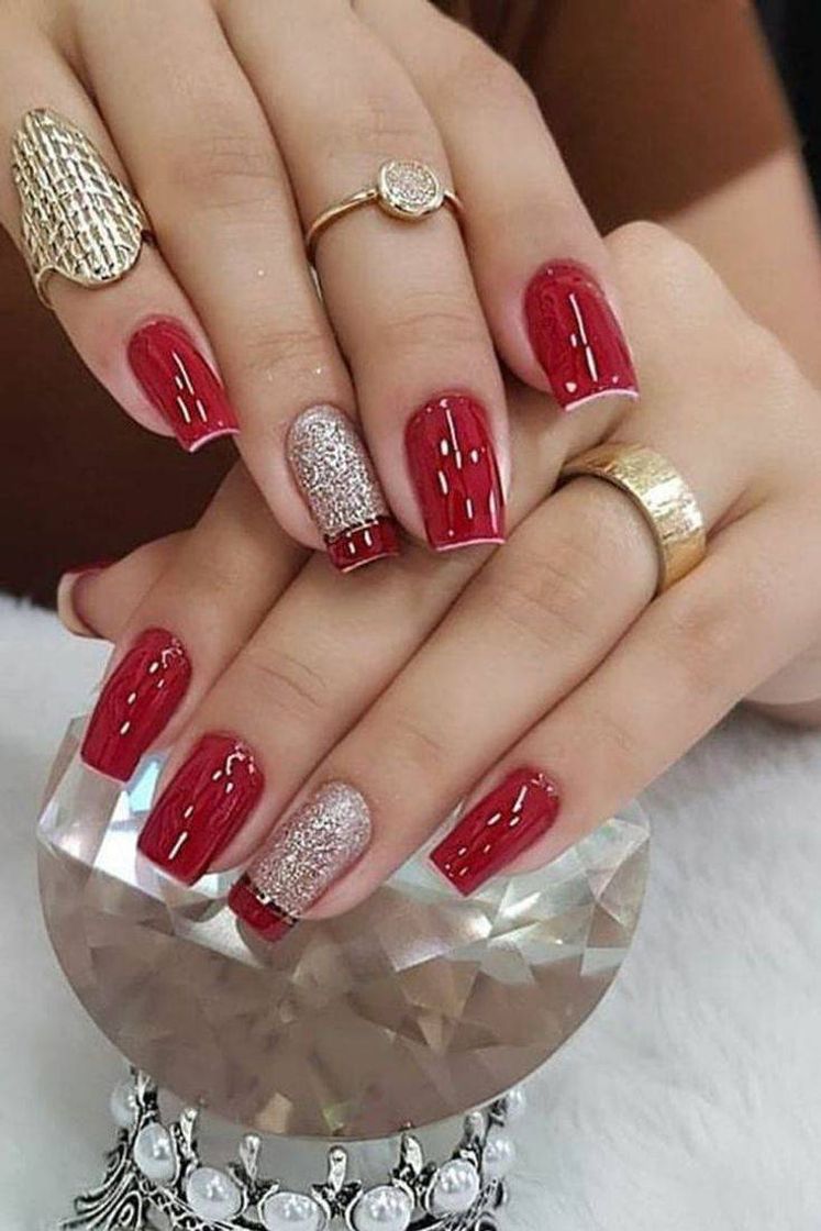 Fashion Unhas decoradas vermelha