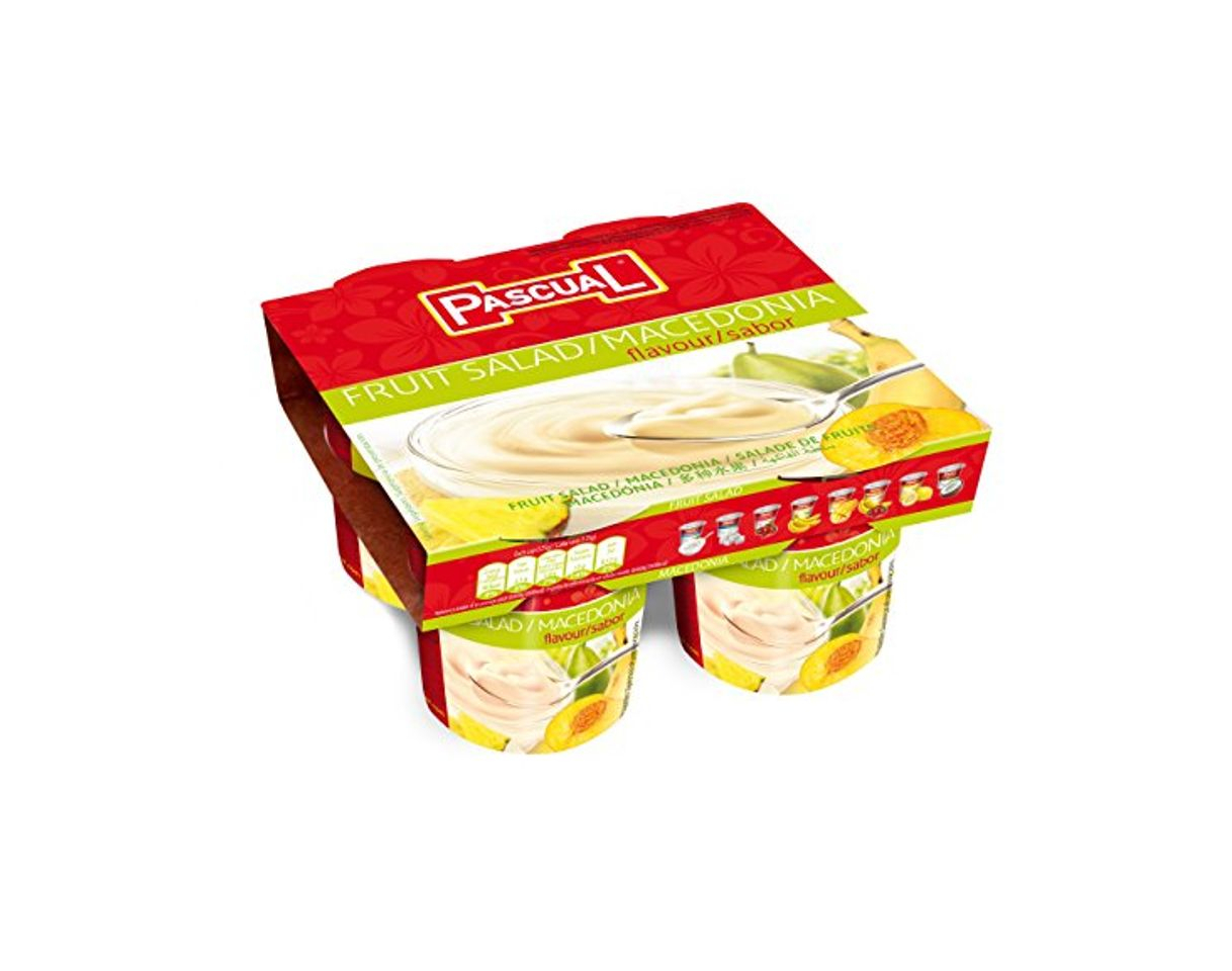 Producto Pascual Yogur Sabor a Macedonia - Paquete de 4 x 125 gr