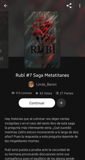 Rubí #7 Saga Megatitanes 