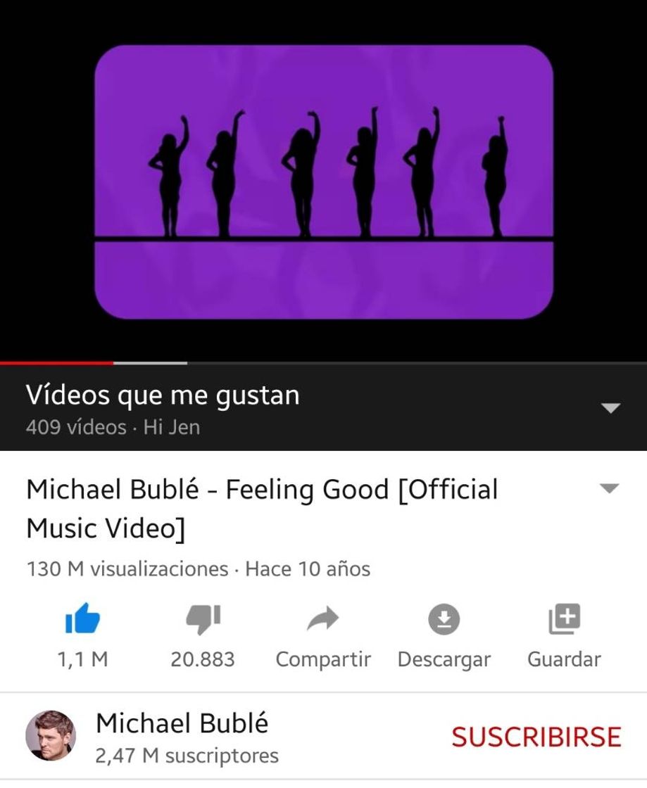 Music Michael Bublé - Feeling Good [Official Music Video] - YouTube