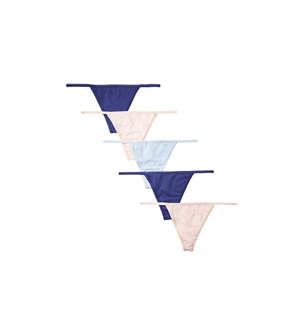 Social Marca Amazon - IRIS & LILLY Tanga de Hilo de Algodón Mujer,