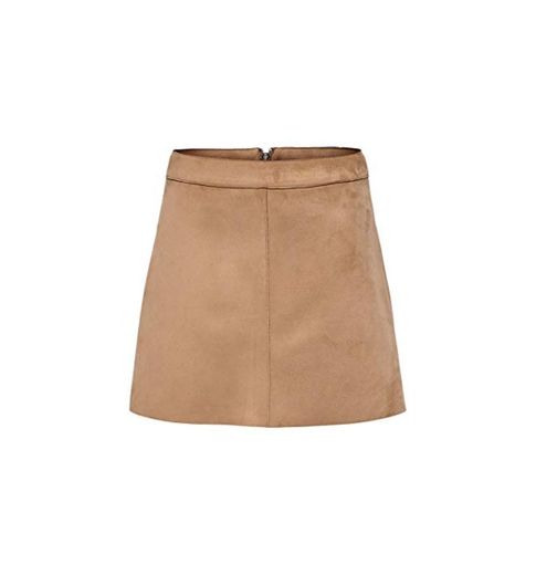 Only ONLLINEA Faux Suede Bonded Skirt CC OTW Falda