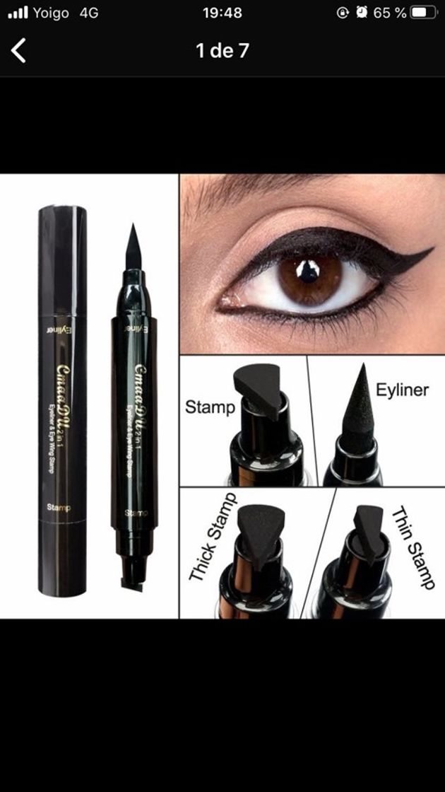 Fashion Doble eyeliner lápiz impermeable