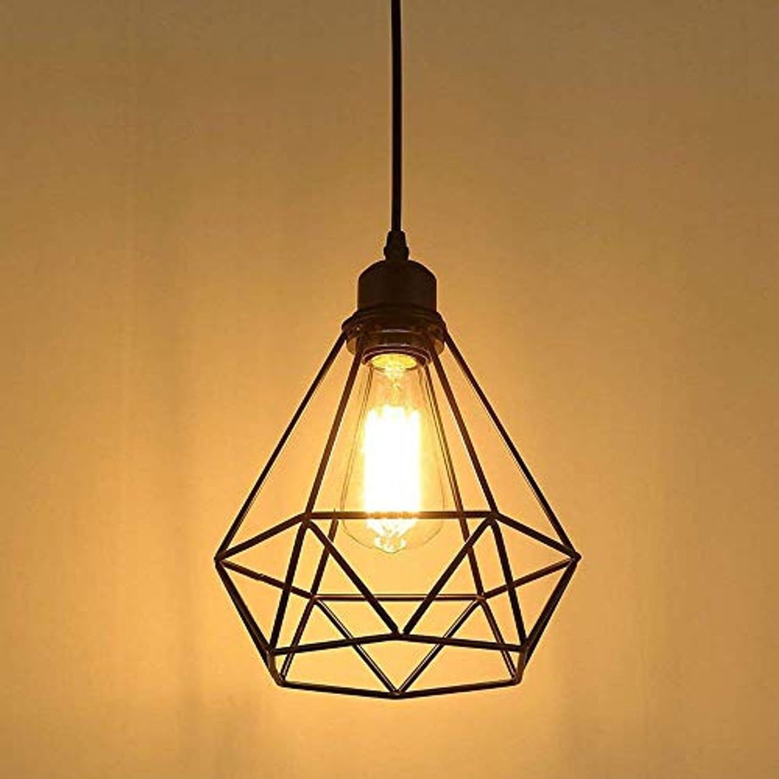 Social Lámpara colgante Retro Vintage iluminación de techo Iluminación E27 Capacidad AC220 -