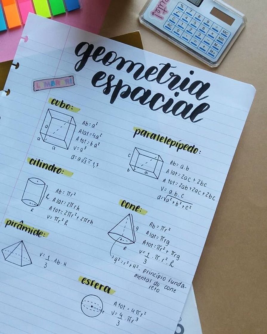 Social Geometria espacial 