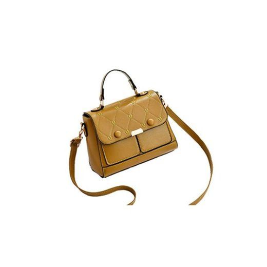 niumanery Fashion Trend Women Shoulder Slung Small Bag Buckle Zipper PU Elegant Female Lady Handbag Green