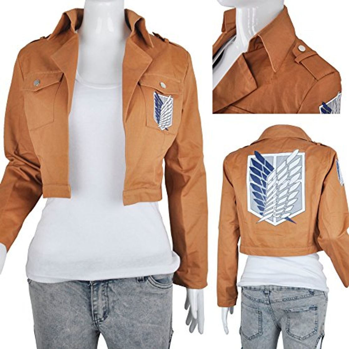 Product Fashion Attack On Titan Jacket Shingeki No Kyojin Scouting Legion Jacket Costume