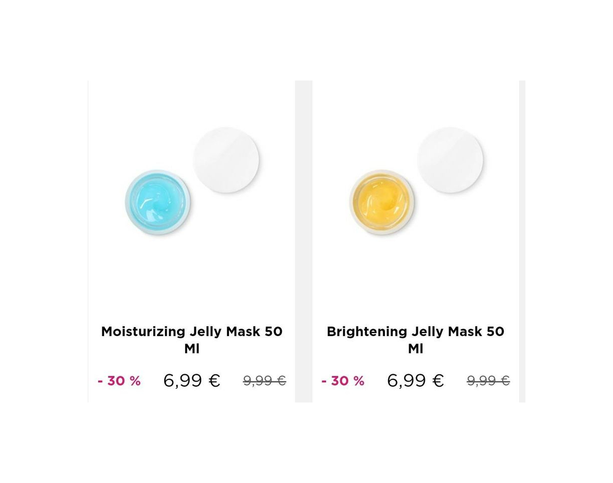 Products moisturizing jelly mask 50 ml