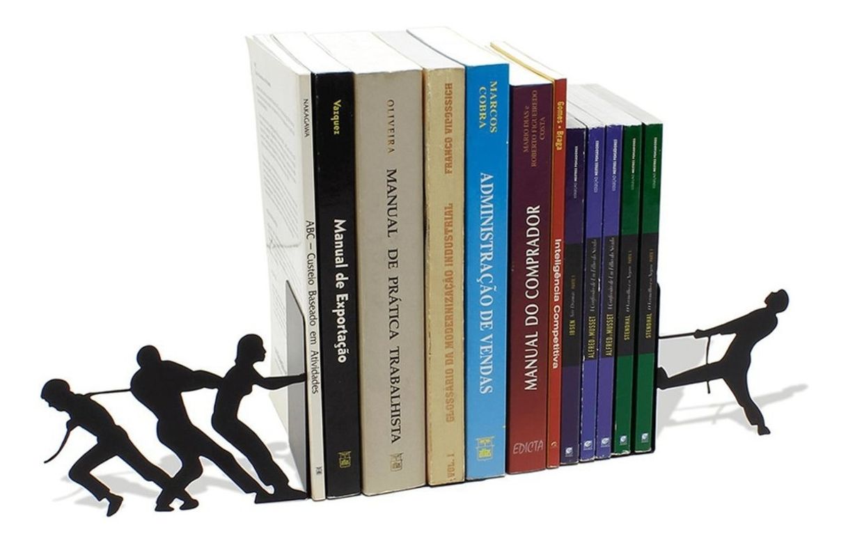 Social Apóio de livro para estante de Cabo de Guerra