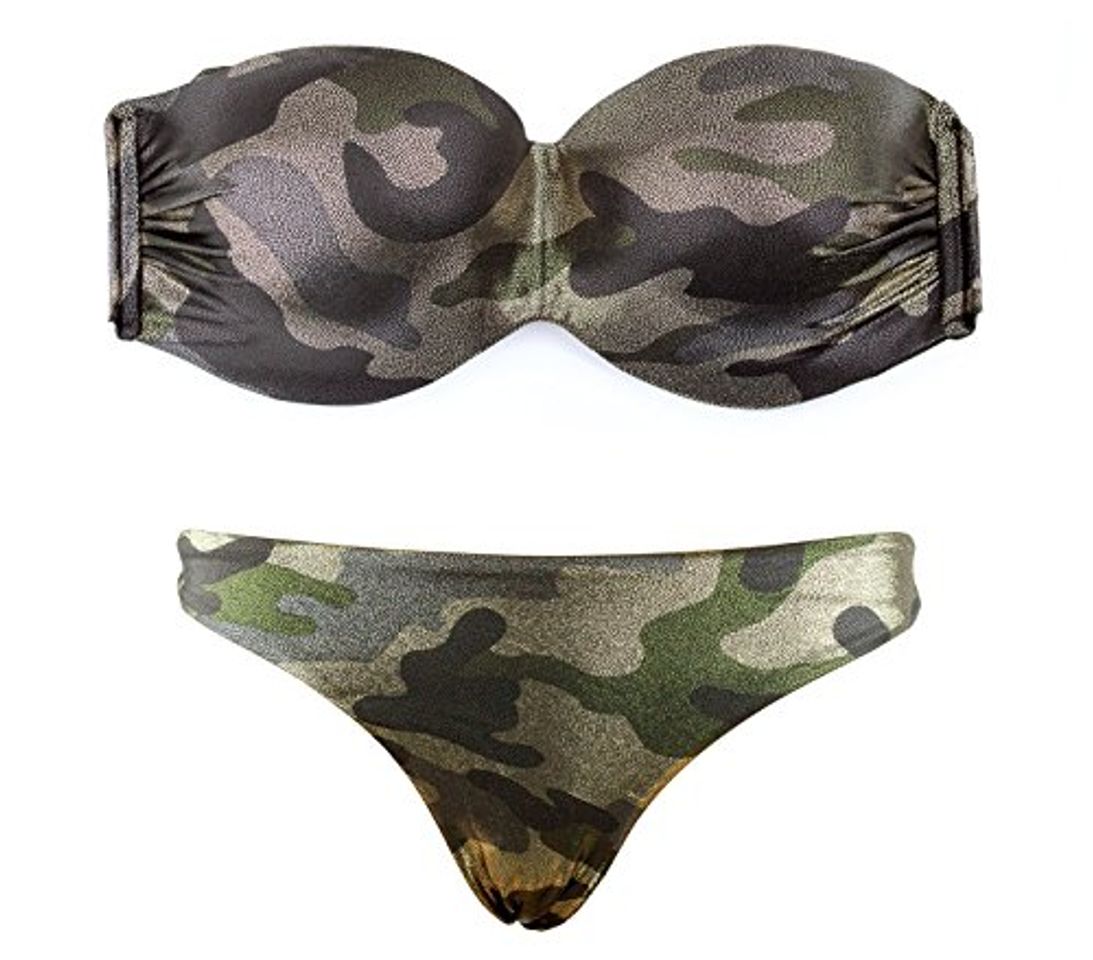 Producto DW8857 Bikini para mujer mod. MEYTAL fantasía camuflaje y copas acolchadas -