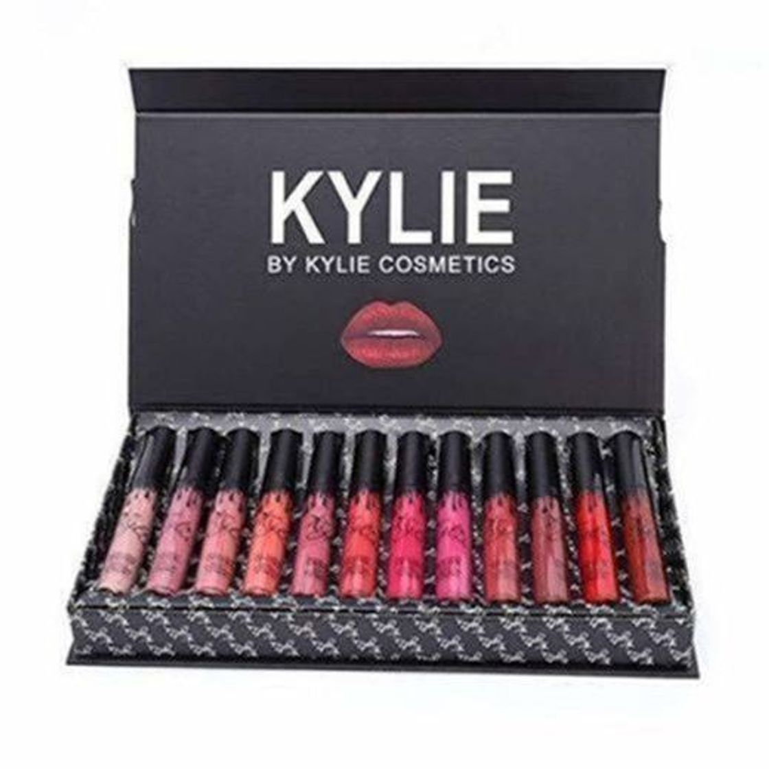 Beauty Kit de lápices labiales portátiles KYLIE de 12 colores Hidratante Lip Rouge