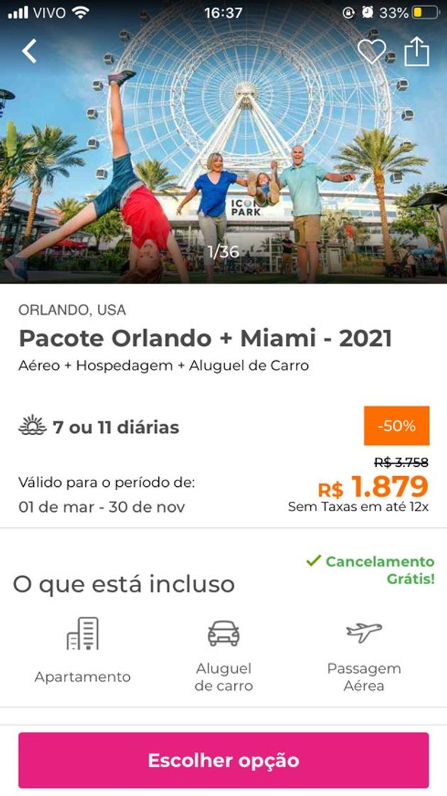 Moda Pacote Orlando + Miami - 2021 em Promoção - 7 | Hurb