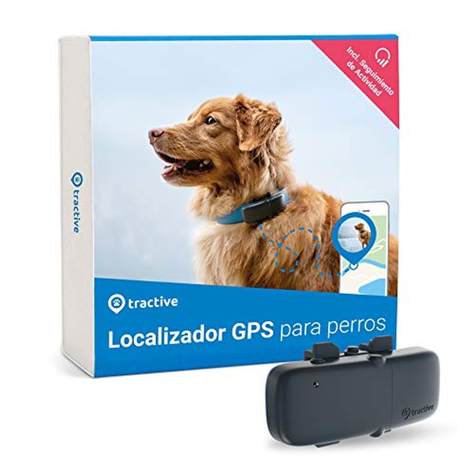 Product Tractive Localizador GPS para perros, rango ilimitado, seguimiento de actividad, resistente al