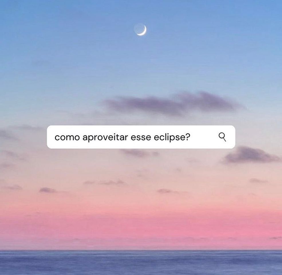 Moda o que fazer com esse eclipse?