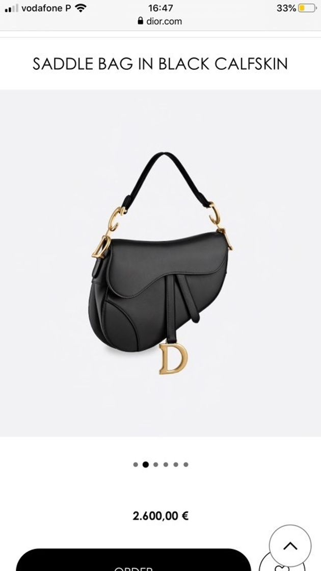 Producto DIOR SADDLE BAG 