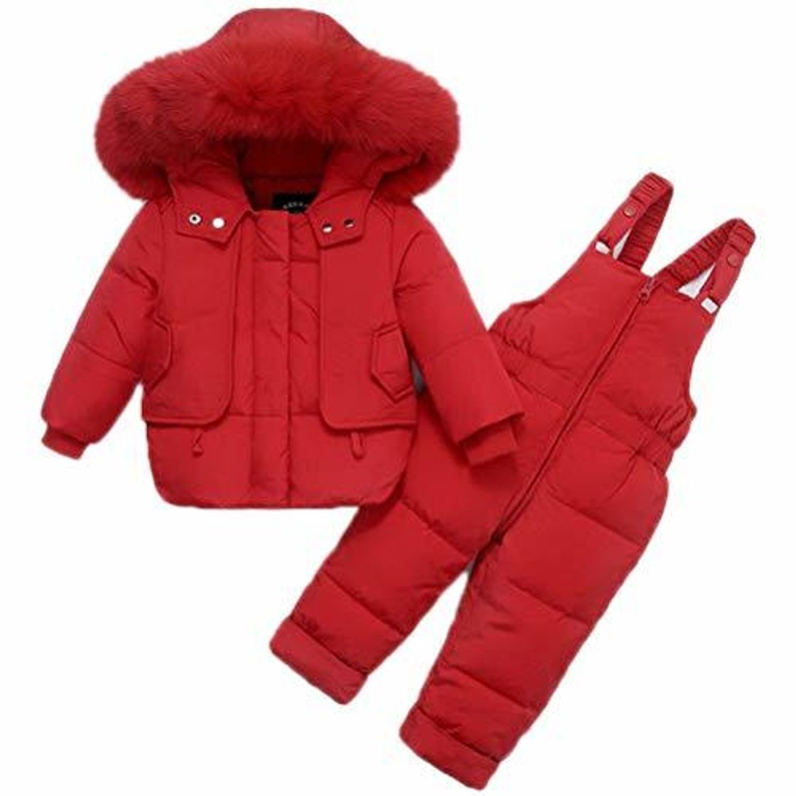 Product Skijakkeset Ropa de Plumas Bebés Invierno con Capucha Unisex Conjunto de Nieve