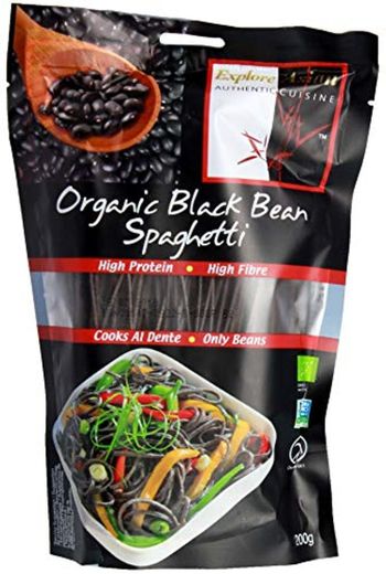 Explorar asiática Gluten Free & Organic Frijol Negro Spaghetti 200g