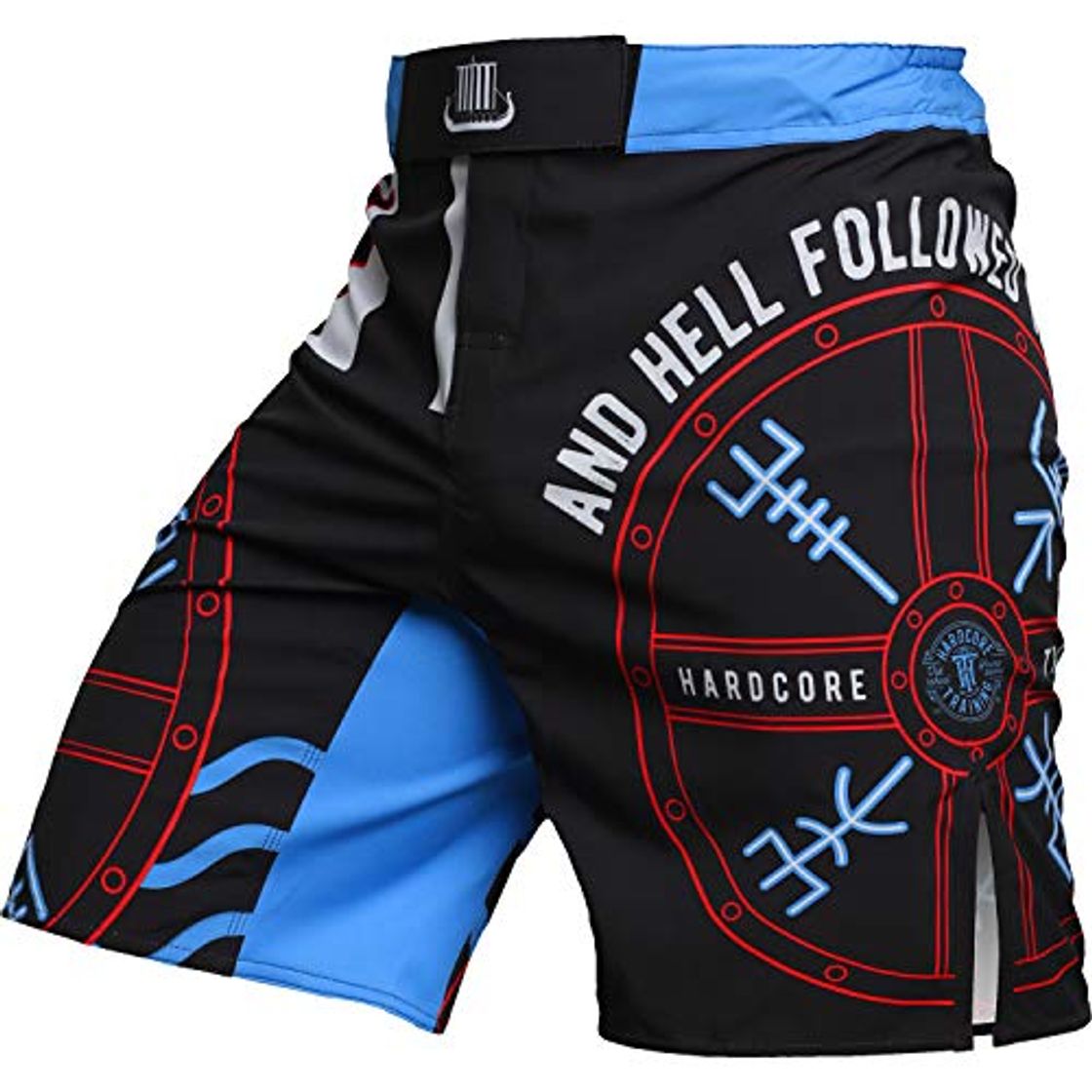 Productos Hardcore Training Norman Viking Fight Shorts Hombre Pantalones Cortos MMA BJJ Boxeo Grappling Fitness No Gi