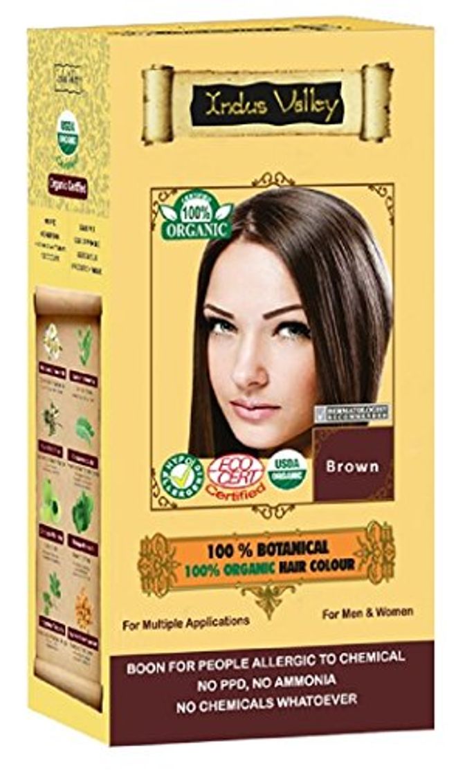 Producto Color de tinte para el cabello a base de hierbas, 100% orgánico,