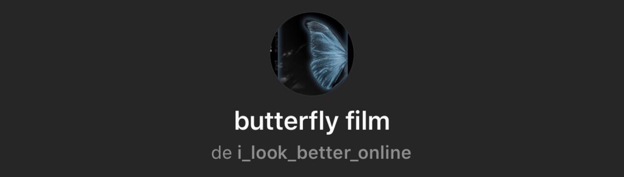 Fashion Butterfly film 🎞 🦋