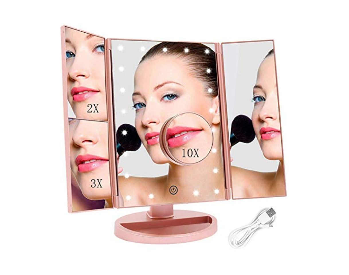 Social Espejo Maquillaje con Luz