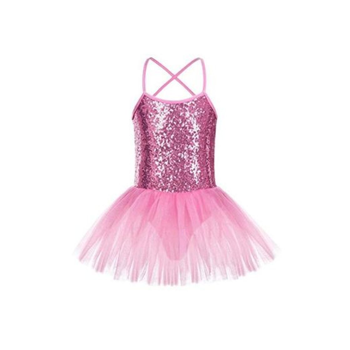 Producto FONLAM Vestido Maillot de Ballet para Niña Vestido Danza Gimnasia Patinaje Tutú