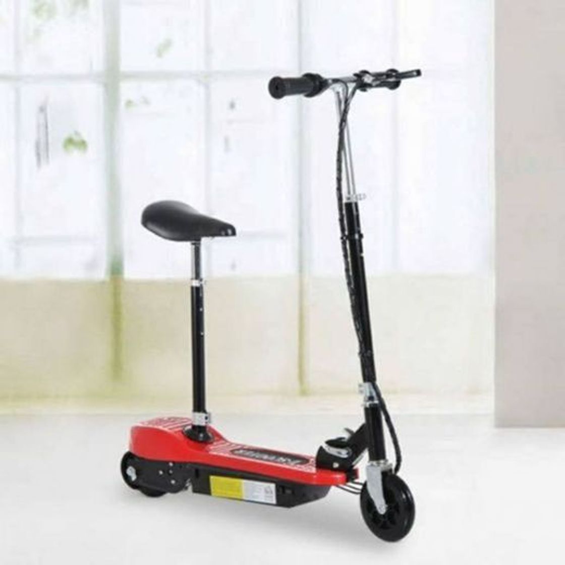 Social Trotinete Elétrica Dobrável E-Scooter Bateria 120 W Guiador