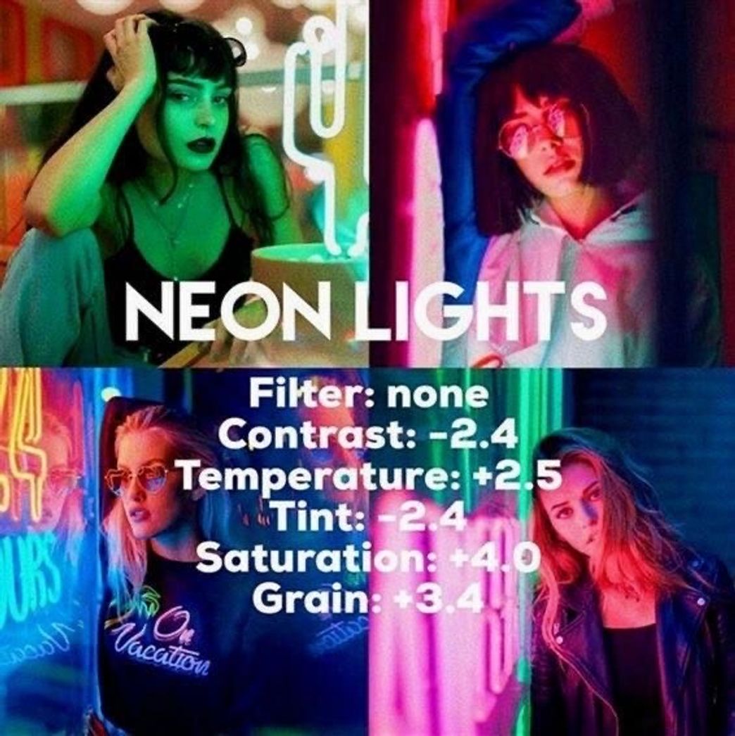 Moda Neon Lights