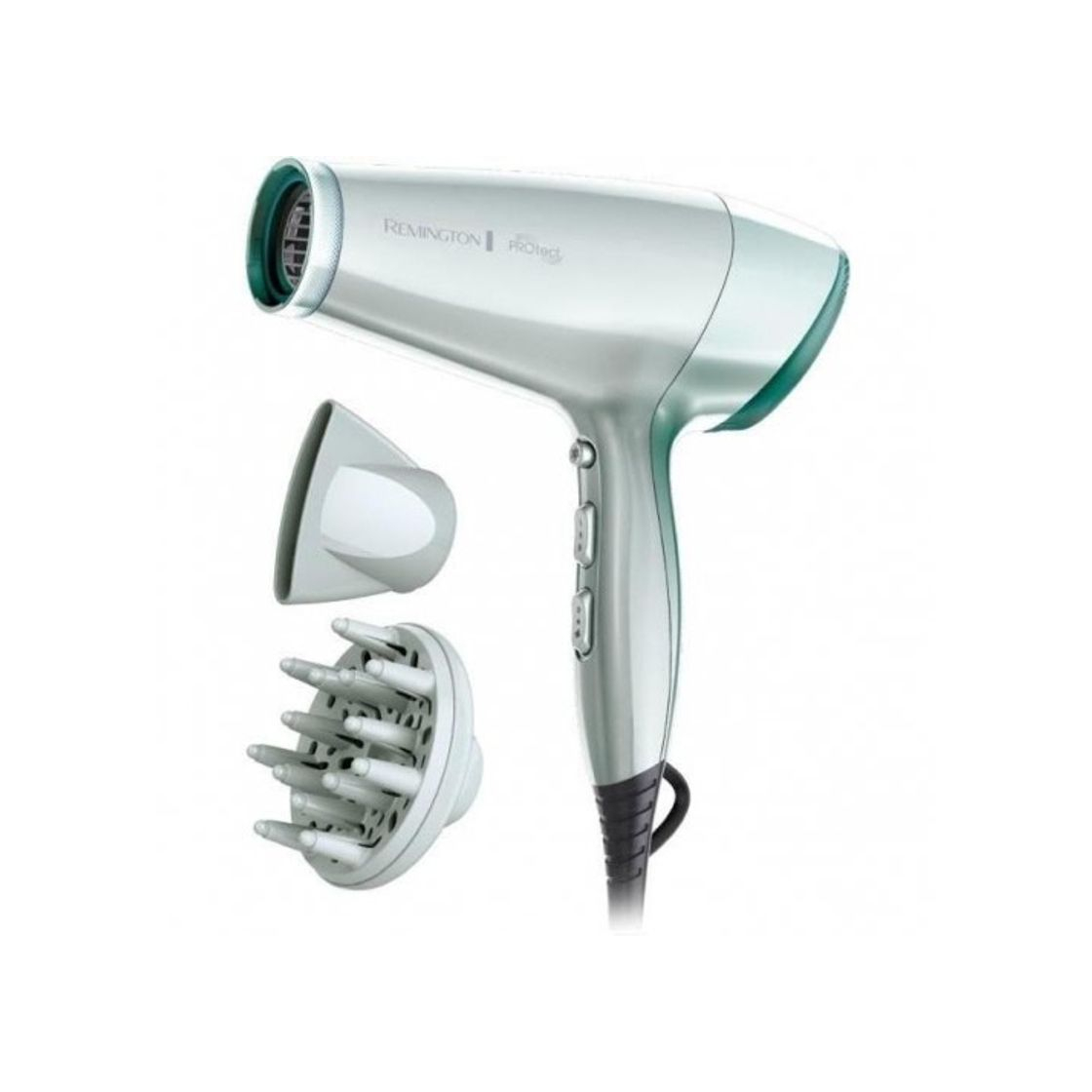 Producto Secador de Pelo Remington Protect D8700 verde mint