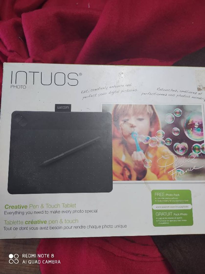 Product Wacom CTL-4100K-S Intuos - Tableta gráfica con lápiz, software creativo incluido