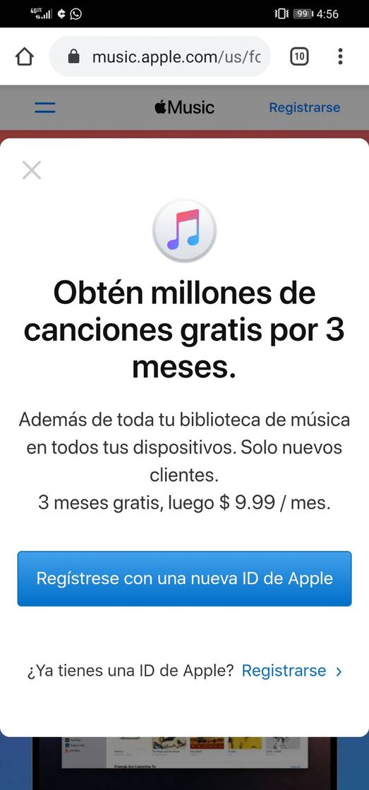 Music Obtén millones de canciones gratis por 3 meses Apple music
