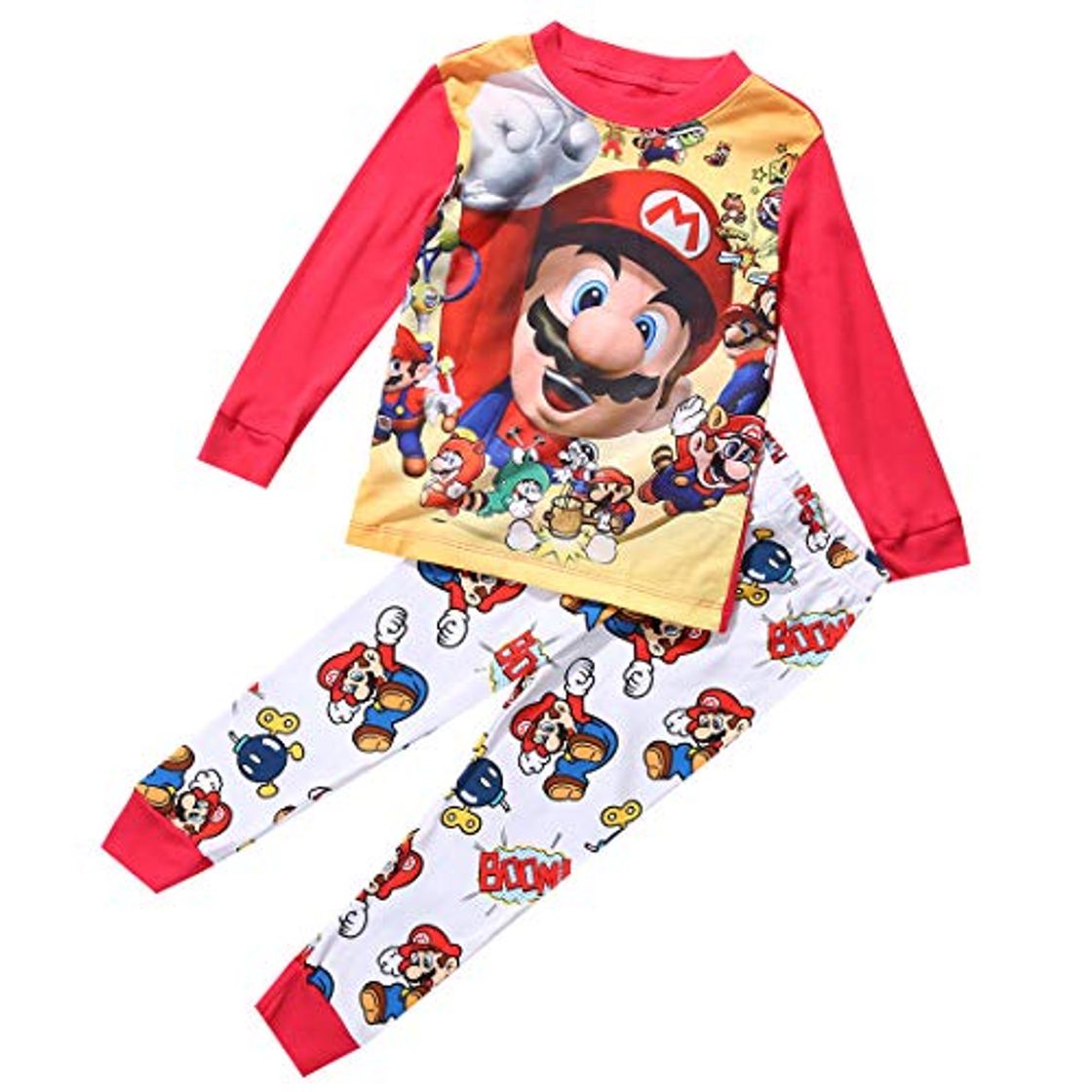 Productos Pijama de Super Mario para niños de 1 a 7 años Multicolor