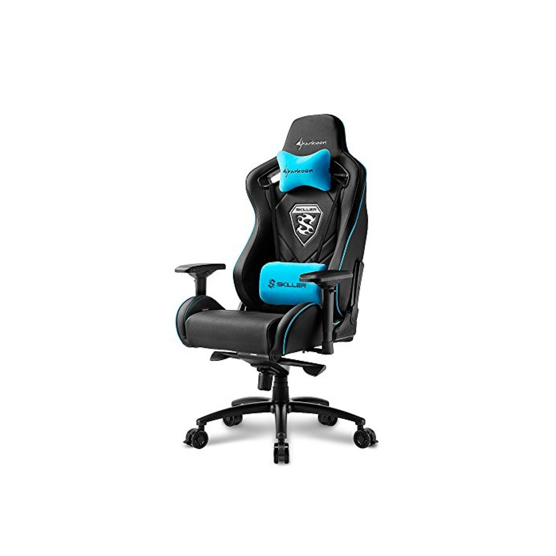 Product Sharkoon SKILLER SGS4 – Silla Gaming XXL, Cuero Sintético, Acero, Negro