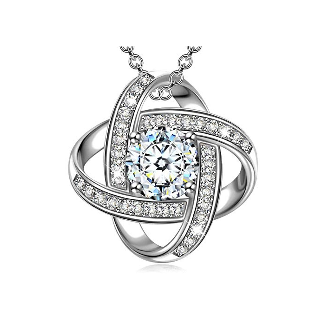 Social Alex Perry regalos de navidad mujer collares cadena de plata zirconia colgante