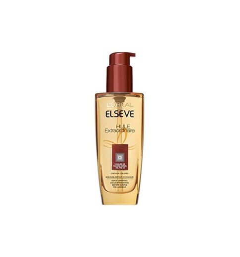 L 'Oréal Paris elsève L aceite Extraordinaire Nutrition Cabellos Teñidos 100 ml