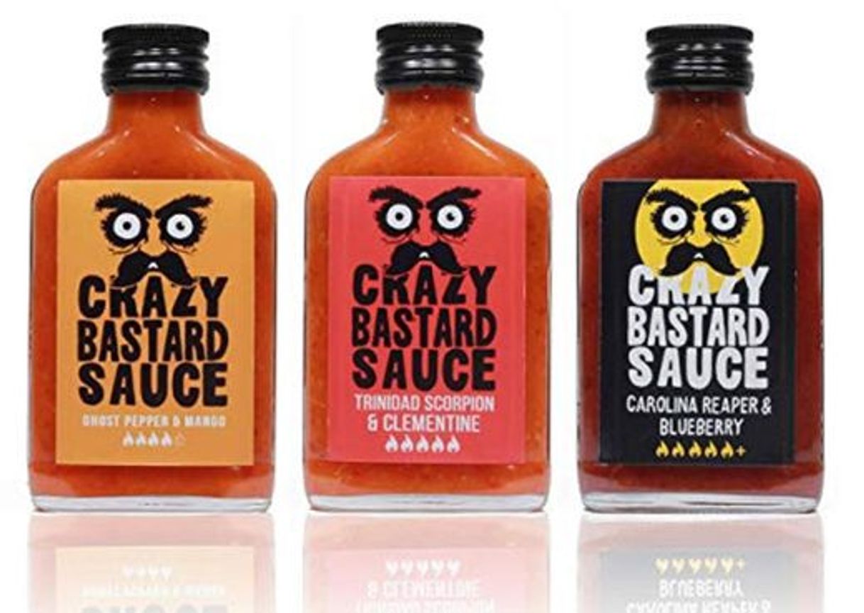 Social Crazy Bastard Sauce - Set of 3 - Ghost Pepper