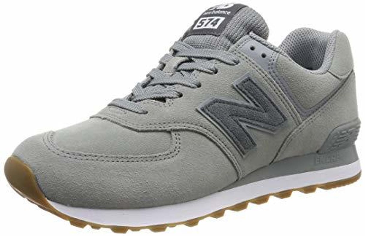 Moda New Balance 574v2, Zapatillas para Hombre, Gris