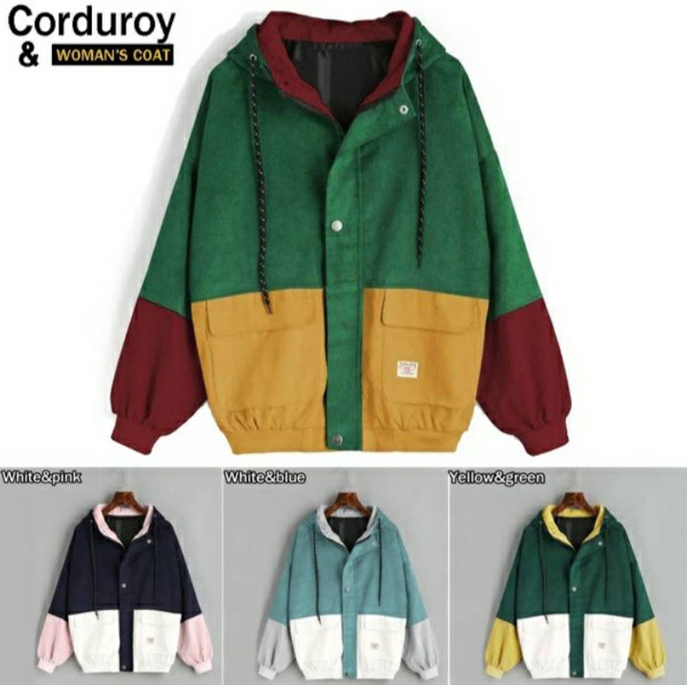 Fashion Women's Corduroy Jacket Hip Hop Hoodies.. 