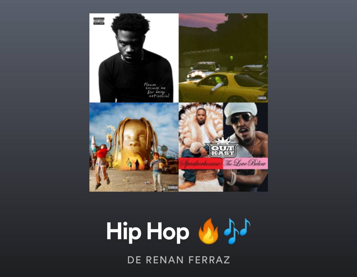 Moda Minha Playlist de Hip Hop🔥