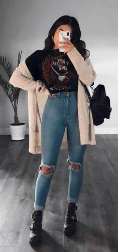 Amei esse look de inverno😄