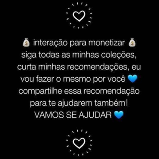 💙 interação 💙