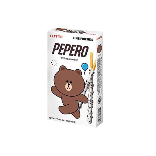 Cookie Pepero de chocolate blanco LOTTE 32g Corea