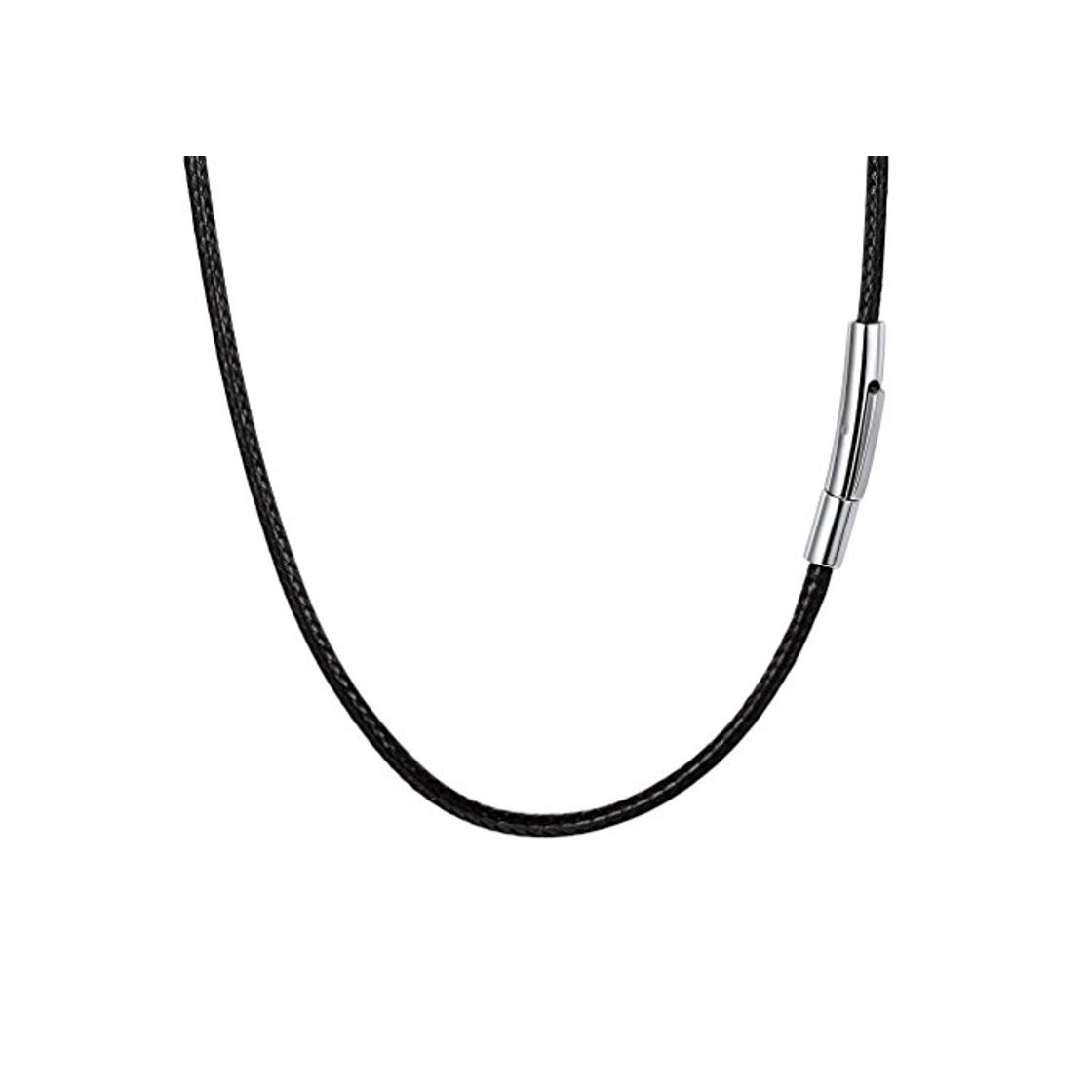 Social PROSTEEL Collar de Cuero Genuino para Hombre